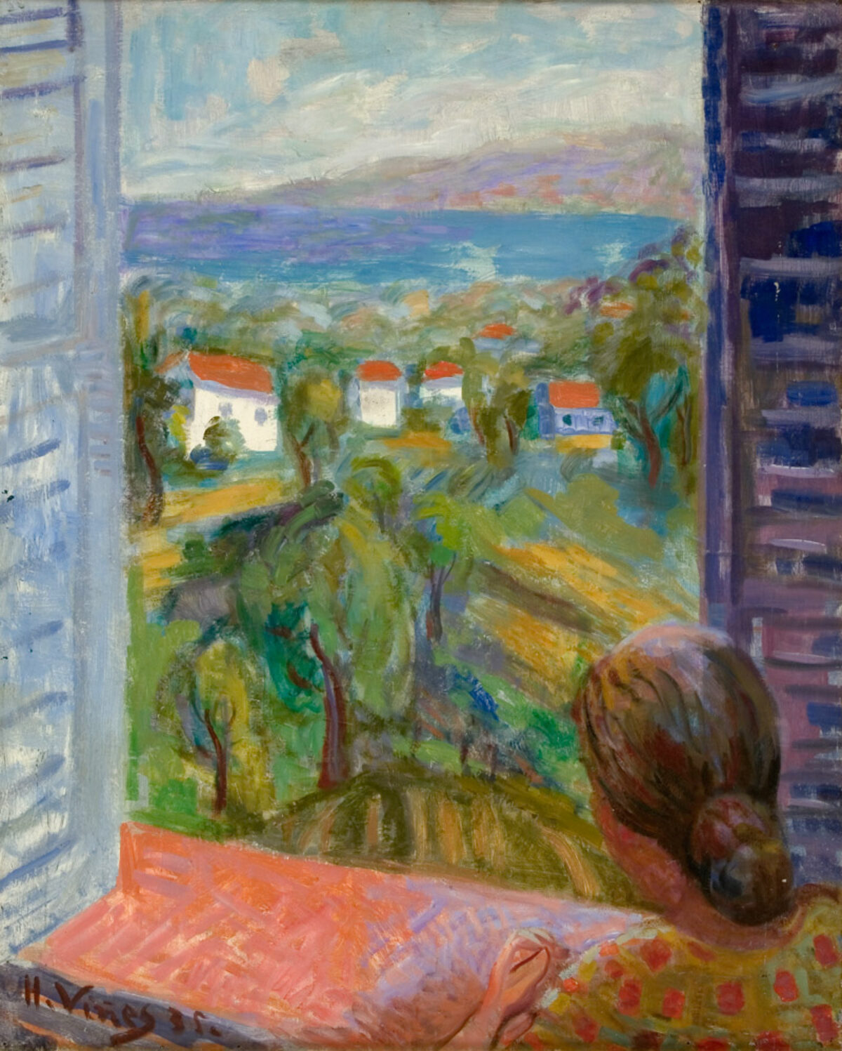 Femme á la fénêtre, Viñes, Hernando