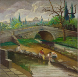 Paisaje con figuras