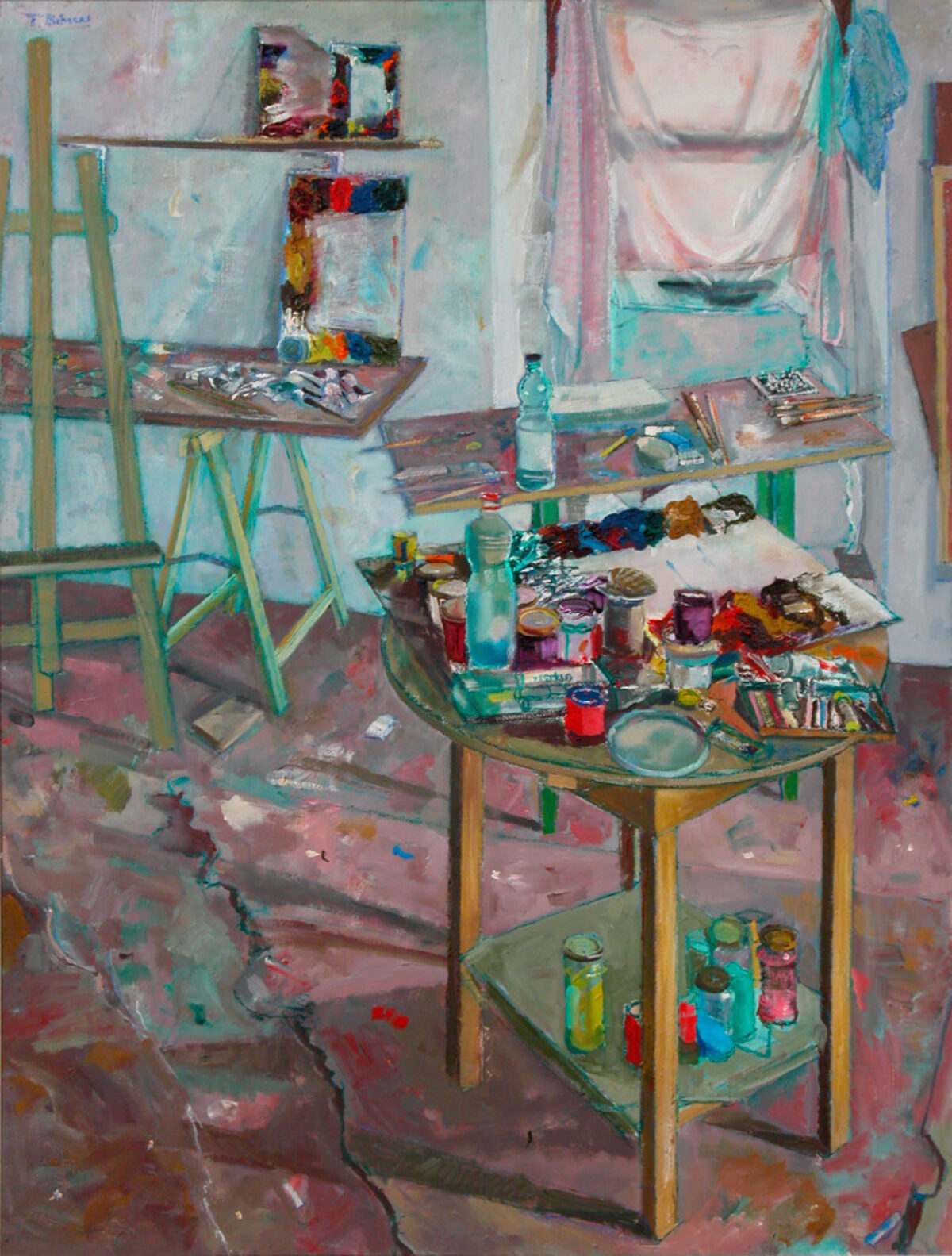 Estudio de pintor