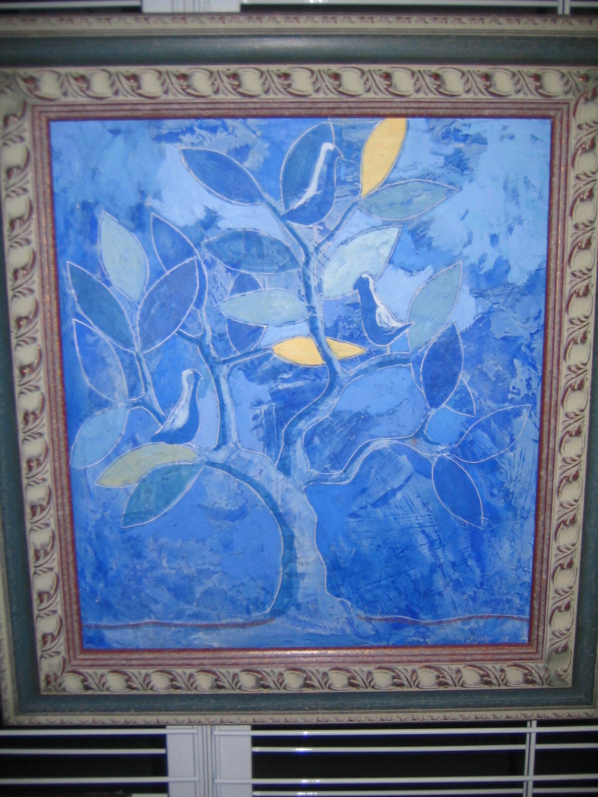 Árbol azul
