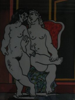 Pareja sentada