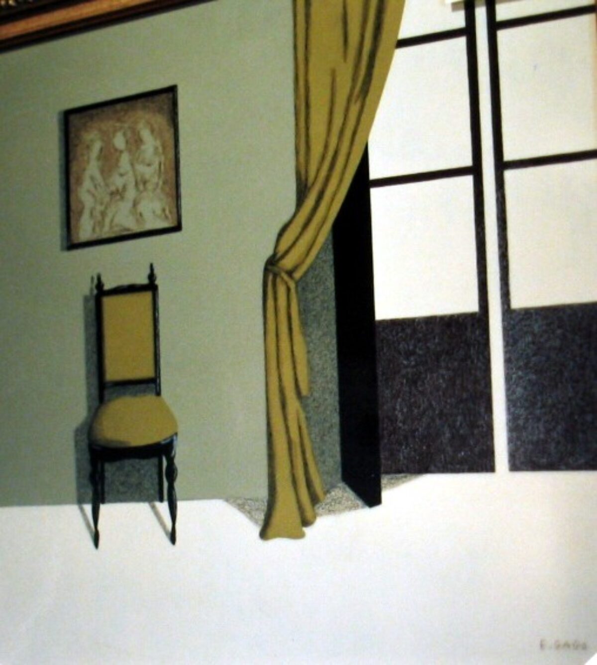 Interior con ventanal