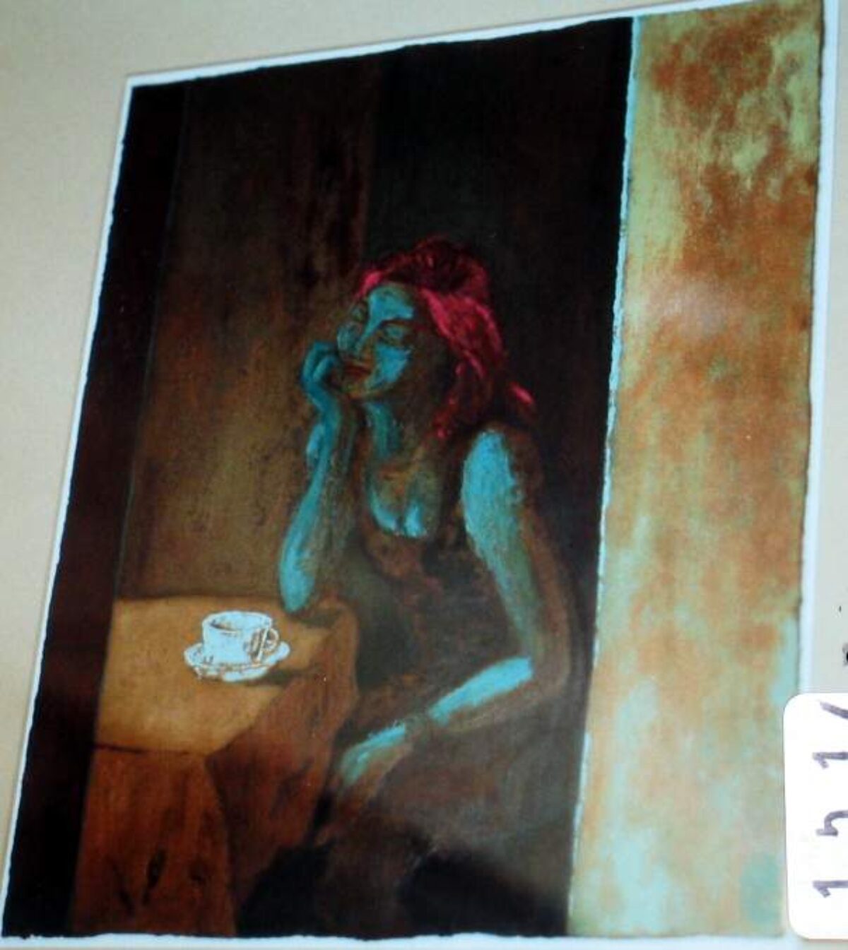 Mujer con café