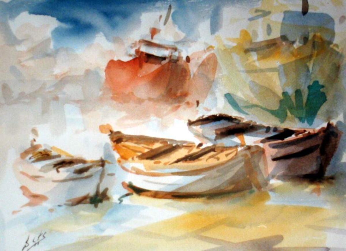 Barcas en tierra