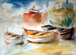 Barcas en tierra