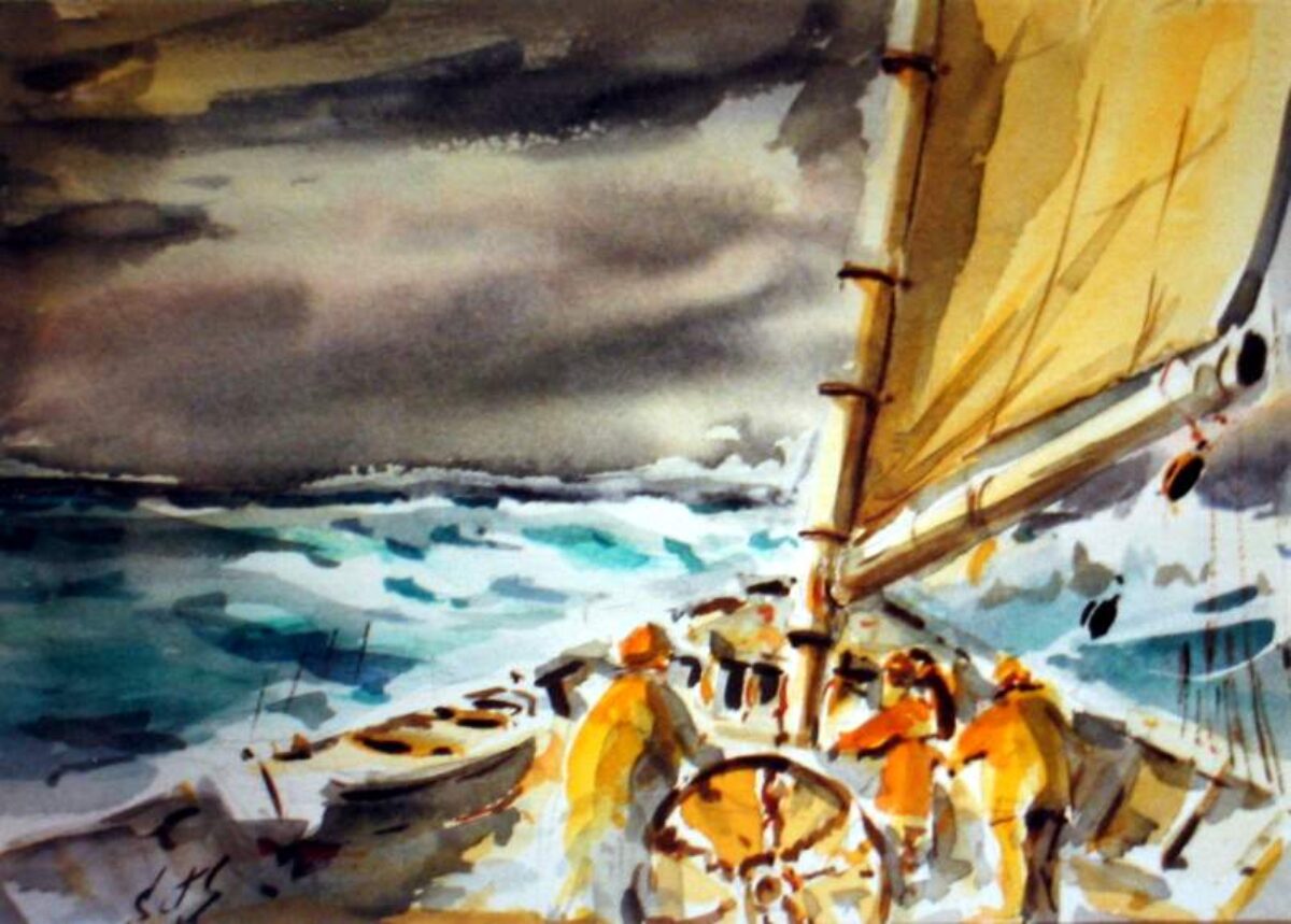 Marineros en proa