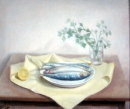 Bodegón con sardinas