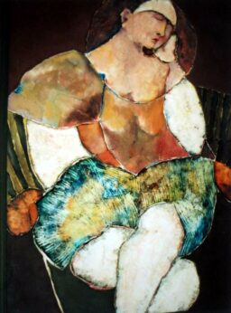 Mujer pensante