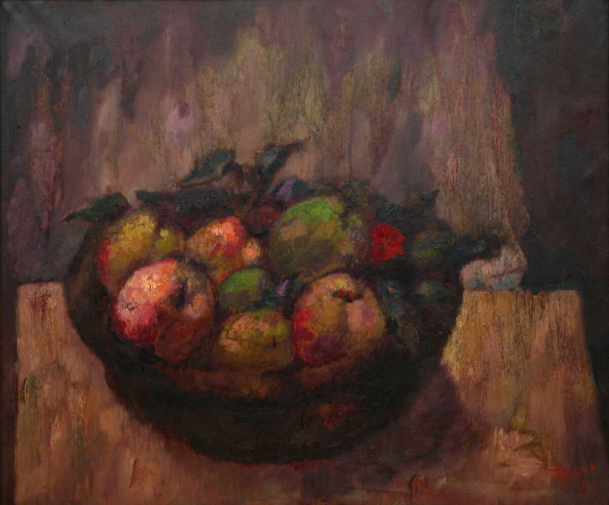 Bodegón con frutas