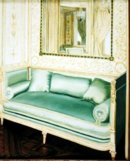 Interior con sofá