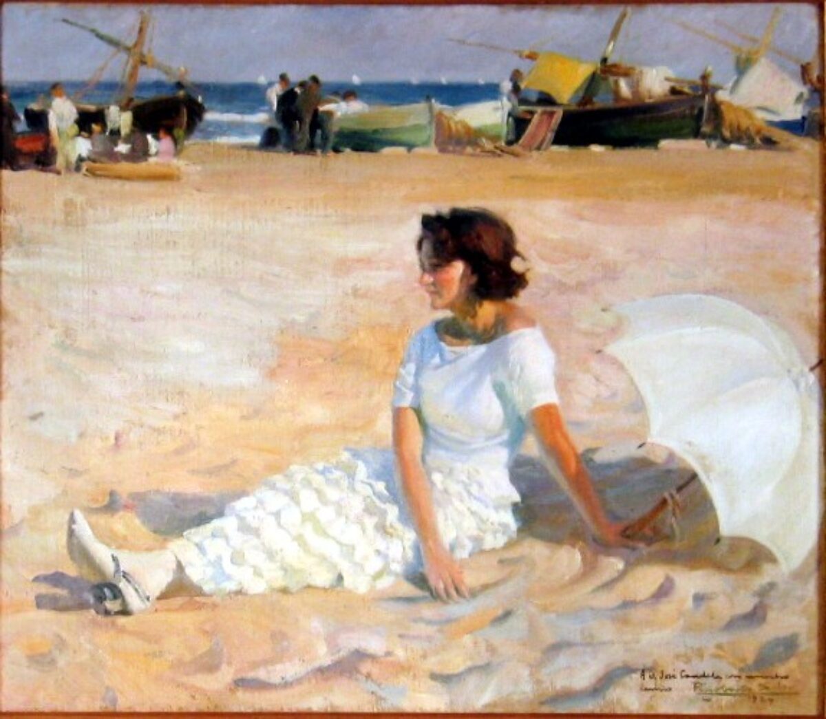 Encarna en la playa