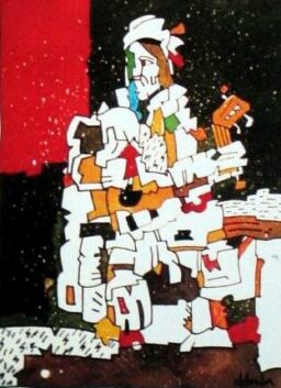 Figura con guitarra